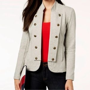 TOMMY HILFIGER MILITARY JACKET GREY SIZE M c7